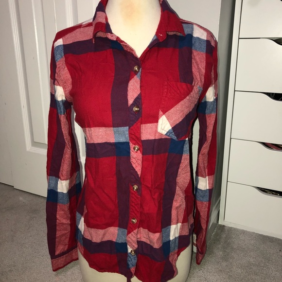 BDG Button Up Flannel - Picture 2 of 5